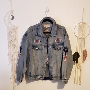 Scottie Ruffle Denim Jacket 